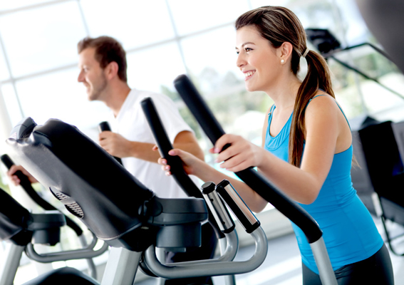 Woman working out